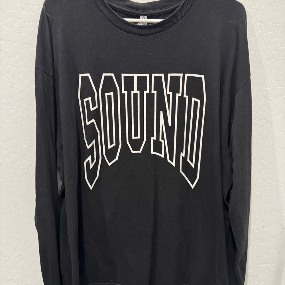 Black OVO SOUND longsleeve T-shirt. Concert exclusive.